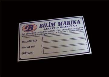 Alüminyum Asit İndirme Etiket 11