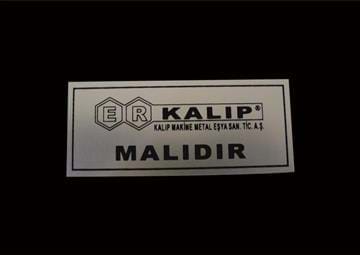 Alüminyum Asit İndirme Etiket 6