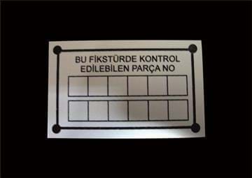 Alüminyum Asit İndirme Etiket 9